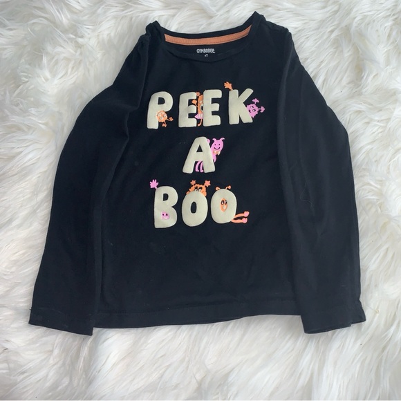 Gymboree - 4T - Halloween shirt- glow in the dark - Picture 1 of 2